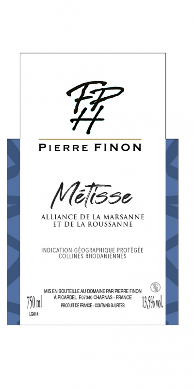 I.G.P. MARSANNE / ROUSSANNE – Métisse 2022